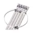 10/20pcs Stainless Steel Metal Cable Ties Tie Zip Wrap Exhaust Heat Straps Induction Pipe 4.6mm Width 100-700mm 304 Material