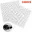 300/100pcs Self-Adhesive Clear Door Stop Rubber Damper Buffer Cabinet Bumpers Silicone Furniture Dots Cushion Protective Pads