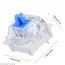 30Pcs Keyboard Switch Keyboard Clicker Key Replacement 2 Metal Pin Tactile Switch for Mechanical Keyboard