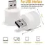 10/1PCS USB Night Light Mini LED Night Light USB Plug Lamp Power Bank Charging USB Book Lights Round Reading Eye Protection Lamp