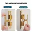 1/3pcs Furniture Door Ball Latch Brass Double Roller Spring Ball Catch Latches Cabinet Closet Door Adjustable Tension Latch
