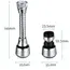2 Modes Sink Faucet 360 Degree Rotation Filter Extension Tube Shower Water Saving Tap Universal Kitchen Gadgets Accessories
