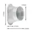 1.5/2M Portable Flexible Conditioner Exhaust Hose Tube/13/15cm Exhaust Pipe Hose Connector Interface for Mobile Air Conditioning