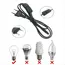 White/Black EU Plug Button 303 Switch Power Cord 2Pin Wire Desk Lamp Switch Cable AC 220V Extension Power Cord Switch