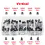 100 PCS 10 Models 6*6 Tact Switch Tactile Push Button Switch Kit Height: 4.1 5~12MM DIP 4P Micro Switch 6x6 Key Switch