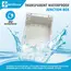 IP67 Plastic Transparent Waterproof Enclosure Box for Outdoor Electronic Projects Electrical Instrument Junction Housing Protect
