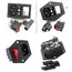2 3 Pin IEC320 C14 Electrical Power Socket LED 250V Rocker Switch Brass 10A C6 Fuse Inlet Plug Connector Computer Mount Outlet