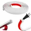 1PC 1/2/3/5meters Flexible floor cable cover cord Self-Adhesive wall cord hider internet Wire Duct Duct Slot Cable Manage﻿