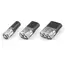 50Pack 1/2/3-Pin Pluggable Wire Connectors Nylon Insulated Copper Quick Connect Terminal Blocks Suitable for Low-Voltage Cables