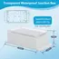 IP67 Plastic Transparent Waterproof Enclosure Box for Outdoor Electronic Projects Electrical Instrument Junction Housing Protect