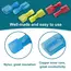 100/80/60 pcs Nylon Spade Wire Connector, 22-10 AWG Gauge Electrical Fully Insulated Crimps Terminal Connectors