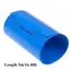 5m DIY Battery Pack Power Supply PVC Wrapped Heat Shrink Tubing, Durable Insulation, Environmentally Friendly, Blue, Width 85mm