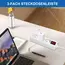 2/3/4 Multiple Sockets EU Plug with ON/OFF Switch 2M Extension Cord European Standard Adapter Expansion Socket Power Converter