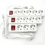 2/3/4 Multiple Sockets EU Plug with ON/OFF Switch 2M Extension Cord European Standard Adapter Expansion Socket Power Converter