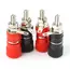 10 PCS  JS-910B 999B Binding Posts Terminals 4mm Banana Plug Socket 4mm Terminal Connector for Amplifier Arduino
