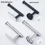 black Toilet Roll Paper Towel Toilet wall Holder Stainless Steel Organizers holder bathroom Self Adhesive Punch-Free Rack Tissue