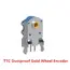 TTC Dustproof Decoder 7/8/9/10/11/12/13/14/15/16mm Rotary Mouse Scroll Gold Silver Wheel Encoder 1.74mm Hole 20-40g For PC Mouse