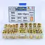 102Pcs Rivet Nuts Kit M3 M4 M5 M6 M8 Zinc Plated Carbon Steel Blind Rivet Nut Assortment for Sheet Metal Automotive Repair
