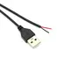 1/5/10PCS 5V Switch Power Supply Wire USB Male to 2 Core Connection Cable 501 Button ON OFF For LED Strip Lamp Bulb Light DIY