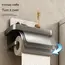 Perforated Installation Toilet Paper Roll Holder, Toilet Paper Holder/Tissue Holder with Storage Rack, Bathroom Supplies