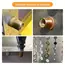 102Pcs Rivet Nuts Kit M3 M4 M5 M6 M8 Zinc Plated Carbon Steel Blind Rivet Nut Assortment for Sheet Metal Automotive Repair