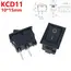 5/20/100Pcs 2Pins KCD1 Electrical Power Boat Shape SPST ON-OFF KCD11 Rocker Switch Toggle Switch