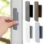 2pcs Non-punching Self-adhesive Handle Drawer Cabinet Handle Window Balcony Sliding Door Handle