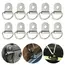 10Pcs D Rings Tie Down Anchors Ring Pull Hook Stainless Steel Lashing Ring Load Fit for Car Boat Cargo Trailer Vehicles RV Van
