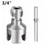 1/3PCS Internal and External Pipe Threading Tool Set, 1/2inch, 3/4inch, 1inch PVC Pipe Threading Kit
