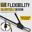 Adjustable Bungee Cord with Hooks 7-48 Inch Heavy Duty Elastic Tie Down Strap for Cargo Camping Bike Rack Tent