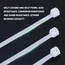 100pcs Self-locking Plastic Nylon Tie Black Fastening Strap Cable-Tie-Set Cable Zip Tie Fastening Ring Zip Wraps Strap Tie Wandu