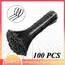 100pcs Self-locking Plastic Nylon Tie Black Fastening Strap Cable-Tie-Set Cable Zip Tie Fastening Ring Zip Wraps Strap Tie Wandu