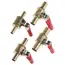 6mm-12mm Hose Barb Inline Brass Water Oil Air Gas Fuel Line Shutoff Ball Valve Pipe Fittings