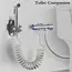 Handheld Bidet Sprayer Set Stainless Steel Spray Gun Shower Handheld Toilet Bidet Faucet Sprayer Shower Nozzle Self Cleaning