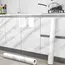 Glossy White Self-Adhesive Wallpaper Waterproof Oil-Proof PVC Cabinet Sticker Furniture Renovation Film for Kitchen
