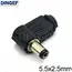 5PCS/lot 5.5x2.1mm DC Plug 90 degree elbow 5.5x2.5MM DC power plug wiring assembly welding wire type 5.5*2.1mm 5.5x2.5mm
