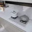Glossy White Self-Adhesive Wallpaper Waterproof Oil-Proof PVC Cabinet Sticker Furniture Renovation Film for Kitchen