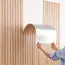 1 Roll Self-Adhesive Wall Panel Sxp Foam Stickers Peel and Stick 3D Wall Sticker Easy to DIY Suitable for Ceiling, Living Room