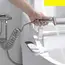 Handheld Bidet Sprayer Set Stainless Steel Spray Gun Shower Handheld Toilet Bidet Faucet Sprayer Shower Nozzle Self Cleaning