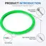4MM Fiberglass Fish Tape Cable Puller 5-50M Green Wall Conduit Wire Pulling Threading Tool For Electrical Wiring Installation