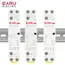 EARU Din Rail Mounted Household Modular AC Contactor 2P 16A 20A 25A 2NO 2NC 1NO 1NC AC220V AC230V 50/60Hz for Smart Home Hotel