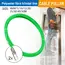 4MM Fiberglass Fish Tape Cable Puller 5-50M Green Wall Conduit Wire Pulling Threading Tool For Electrical Wiring Installation
