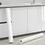 Glossy White Self-Adhesive Wallpaper Waterproof Oil-Proof PVC Cabinet Sticker Furniture Renovation Film for Kitchen