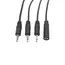 1/5Pcs 2.5mm 3.5mm Mono Stereo Audio Cable Male Female Plug Jack Connector 2/3/4Pin Extension Wire DIY Earphone Mic Repair Cable