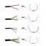 M8 2 3 4 5 6 Pin DC Electric Bicycle Butt Joint Plug waterproof female male Connector Wiring Scooter Brake Cable Signal 20CM