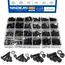 1060pcs M2 M3 M4 M5 Hex Socket Screw Set Carbon Steel Flat Round Cap Head Screws Bolts and Nuts Assortment Kit with Storage Box