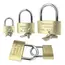 Copper Padlock  Small Locks for Luggage Case Locker Home Improvement Hardware 20mm 25mm 30mm 40mm 50mm Include 3Keys