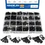 1060pcs M2 M3 M4 M5 Hex Socket Screw Set Carbon Steel Flat Round Cap Head Screws Bolts and Nuts Assortment Kit with Storage Box
