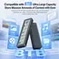 M.2 NVMe SATA SSD Enclosure Visual Smart SSD Case USB 3.2 Gen 2 10Gbps NVMe PCI-E 20Gpbs
