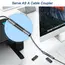 USB C Female to Female Adapter USB C 3.1 Coupler for Connecting Two Type C Cable, for Phone Tablet and Extension Connecto